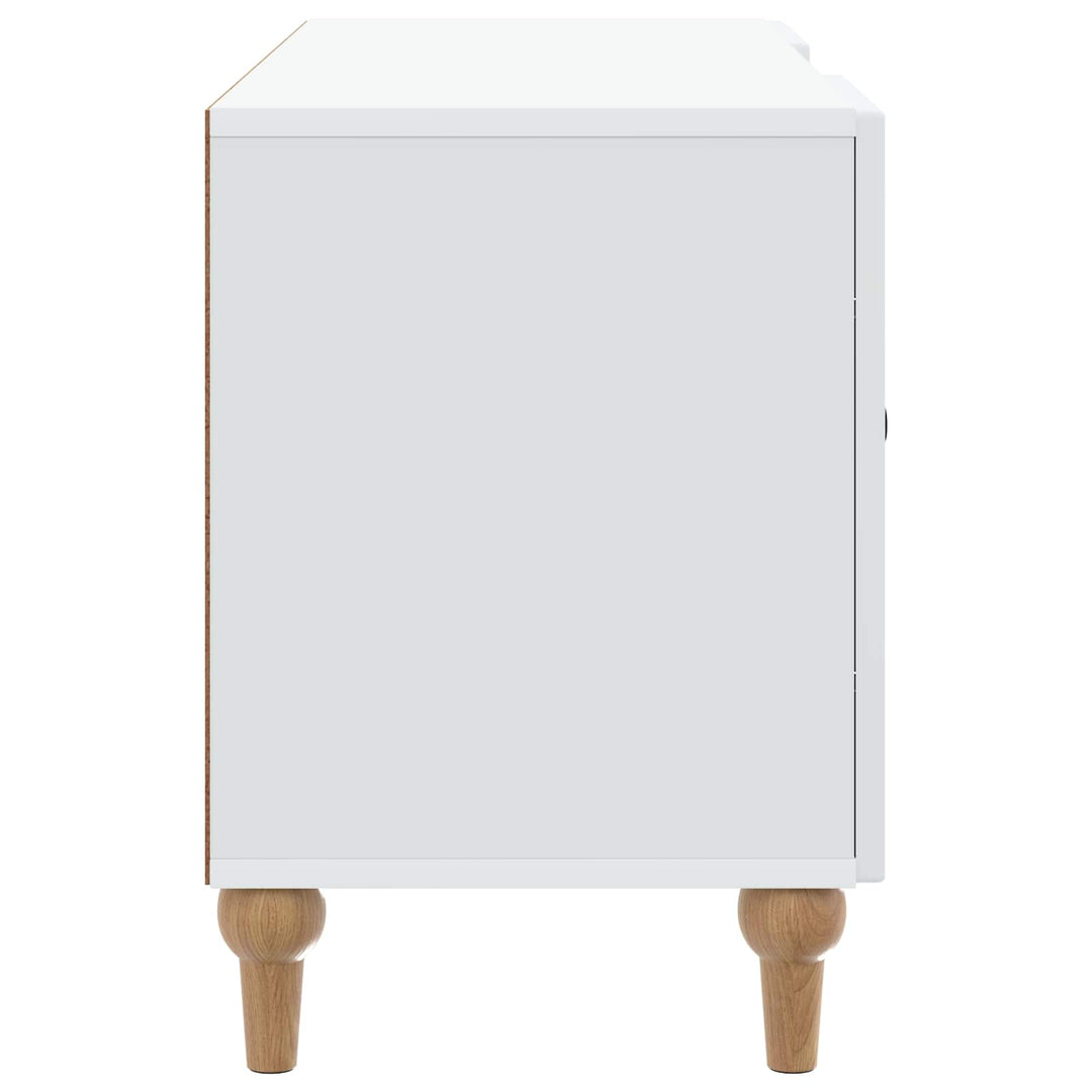 TV-skab Hvid 102 x 34,5 x 50 cm Konstrueret træ