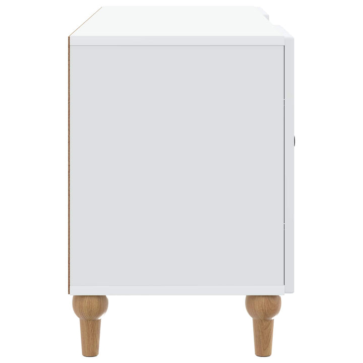 TV-skab Hvid 102 x 34,5 x 50 cm Konstrueret træ
