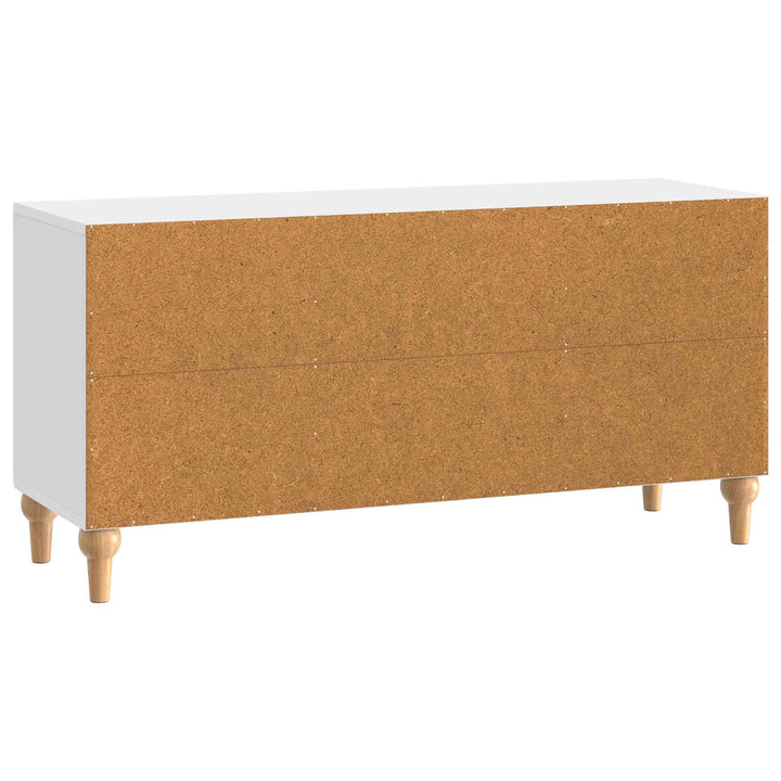TV-skab Hvid højglans 102 x 34,5 x 50 cm Konstrueret træ