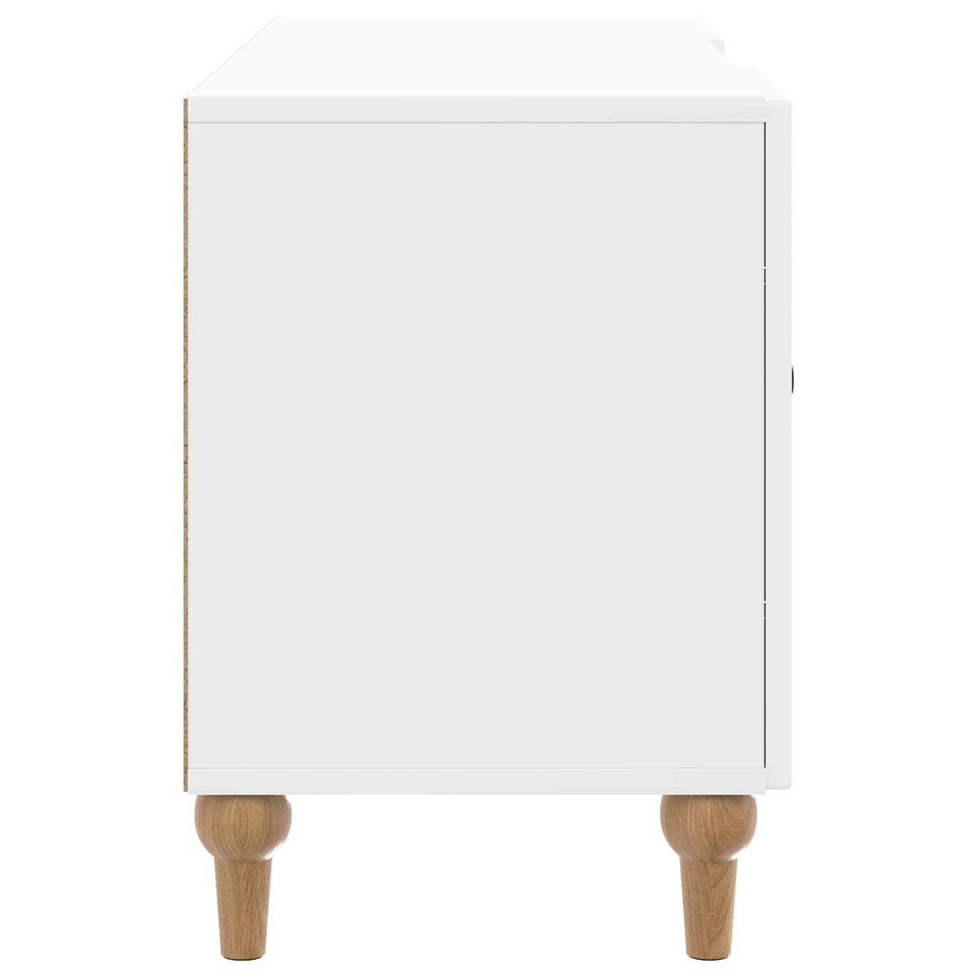 TV-skab Hvid højglans 102 x 34,5 x 50 cm Konstrueret træ