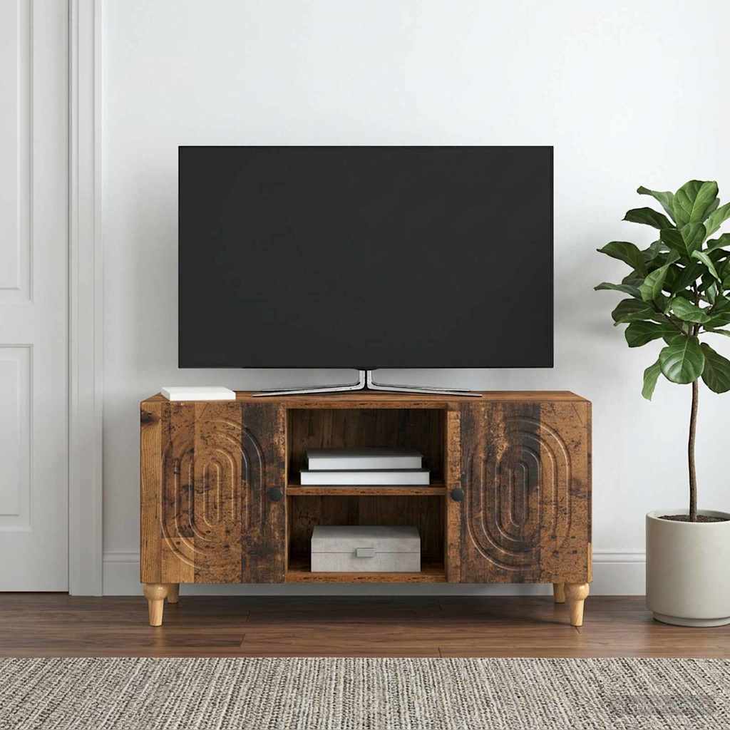 TV-skab Gammelt træ 102 x 34,5 x 50 cm Konstrueret træ