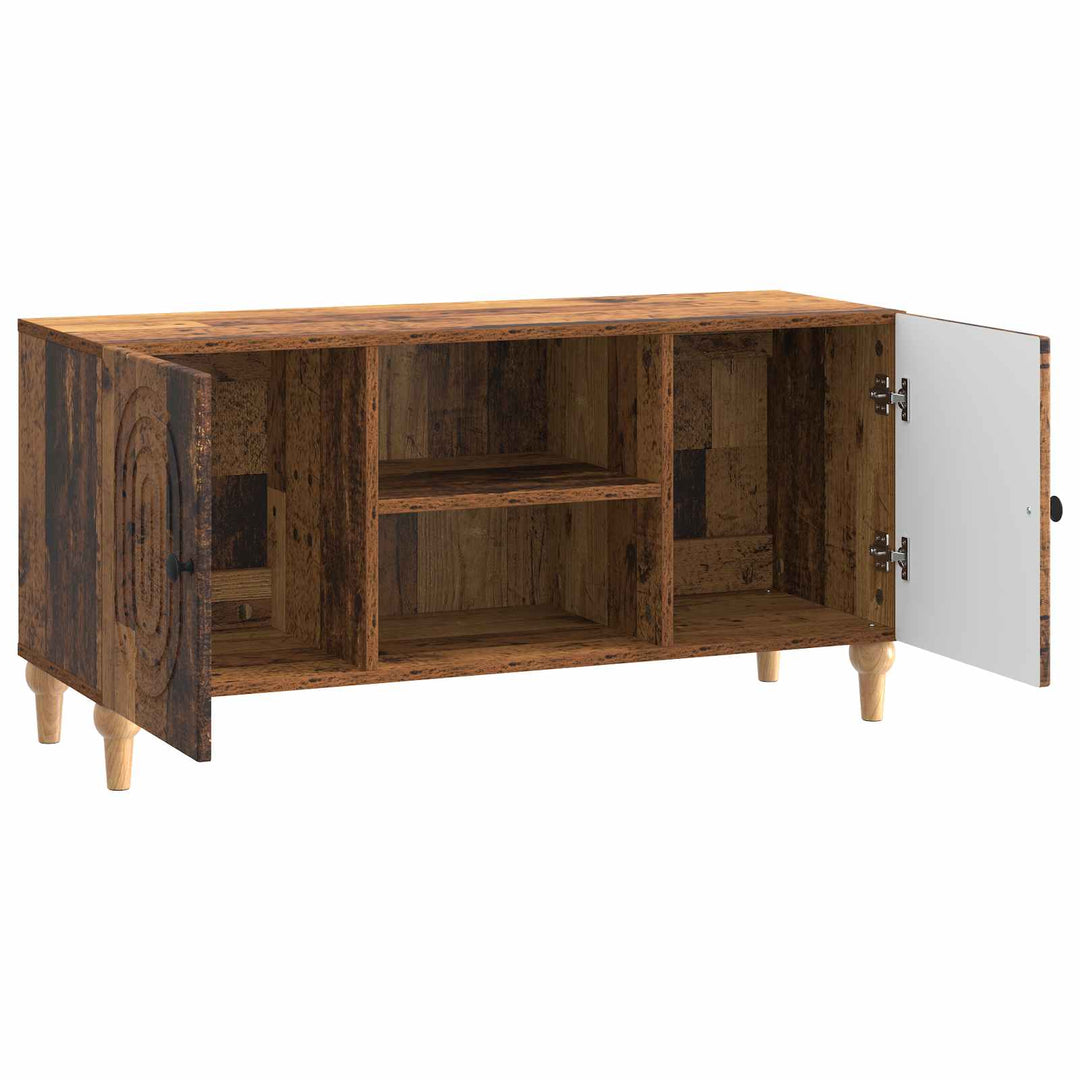 TV-skab Gammelt træ 102 x 34,5 x 50 cm Konstrueret træ