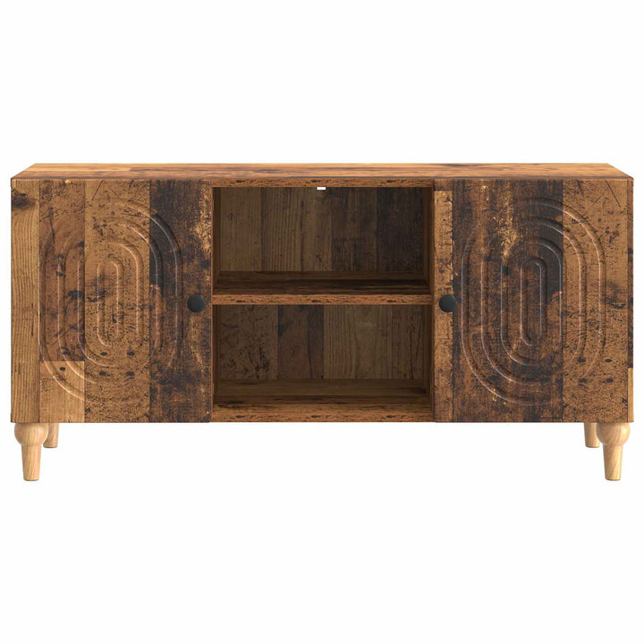 TV-skab Gammelt træ 102 x 34,5 x 50 cm Konstrueret træ