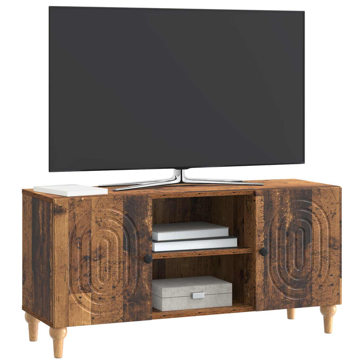TV-skab Gammelt træ 102 x 34,5 x 50 cm Konstrueret træ