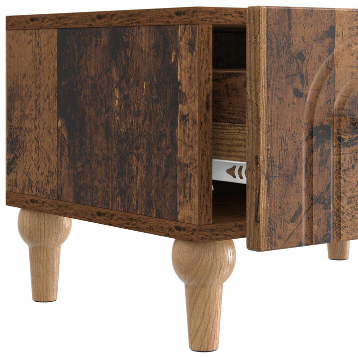 TV-skab Gammelt træ 147 x 34,5 x 30 cm Konstrueret træ