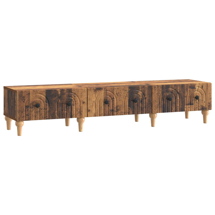 TV-skab Gammelt træ 147 x 34,5 x 30 cm Konstrueret træ