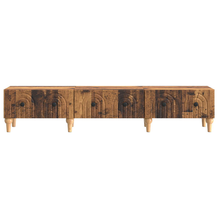 TV-skab Gammelt træ 147 x 34,5 x 30 cm Konstrueret træ