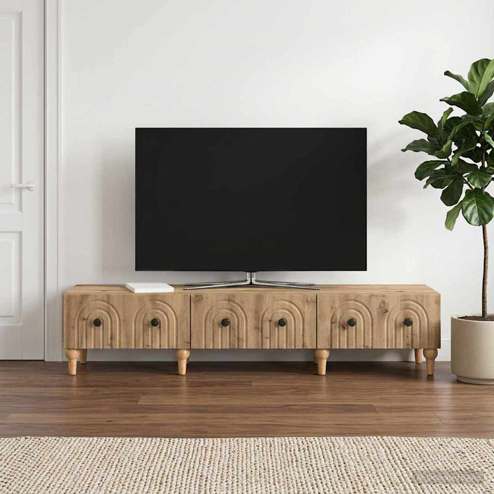 TV-skab 147 x 34,5 x 30 cm Artisan-eg Konstrueret træ
