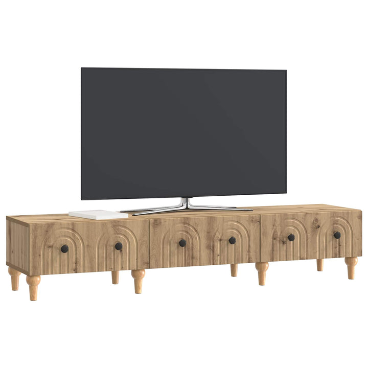 TV-skab 147 x 34,5 x 30 cm Artisan-eg Konstrueret træ