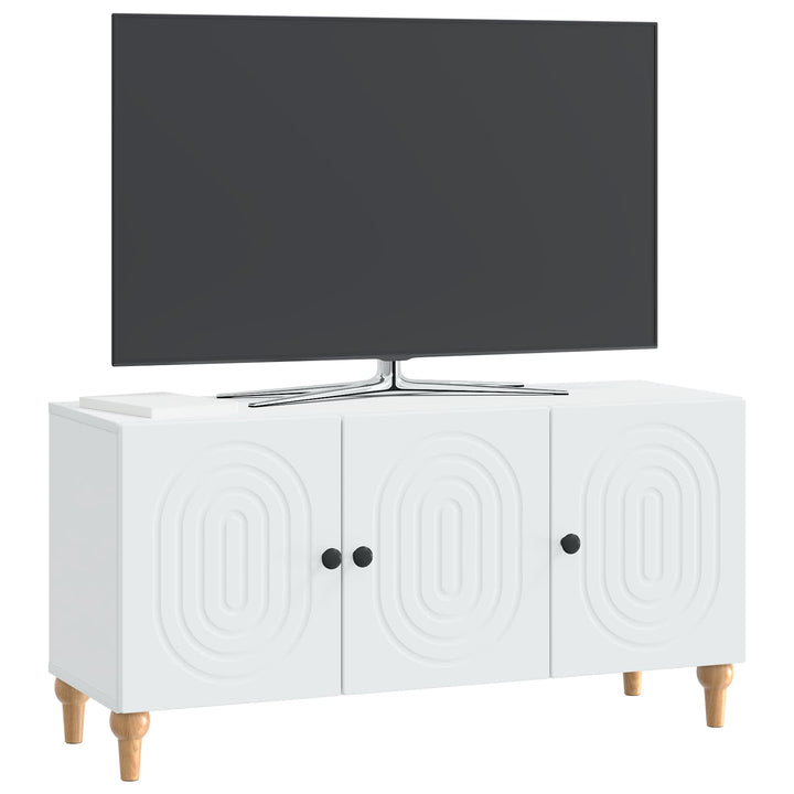 TV-skab Hvid 99 x 34,5 x 50 cm Konstrueret træ