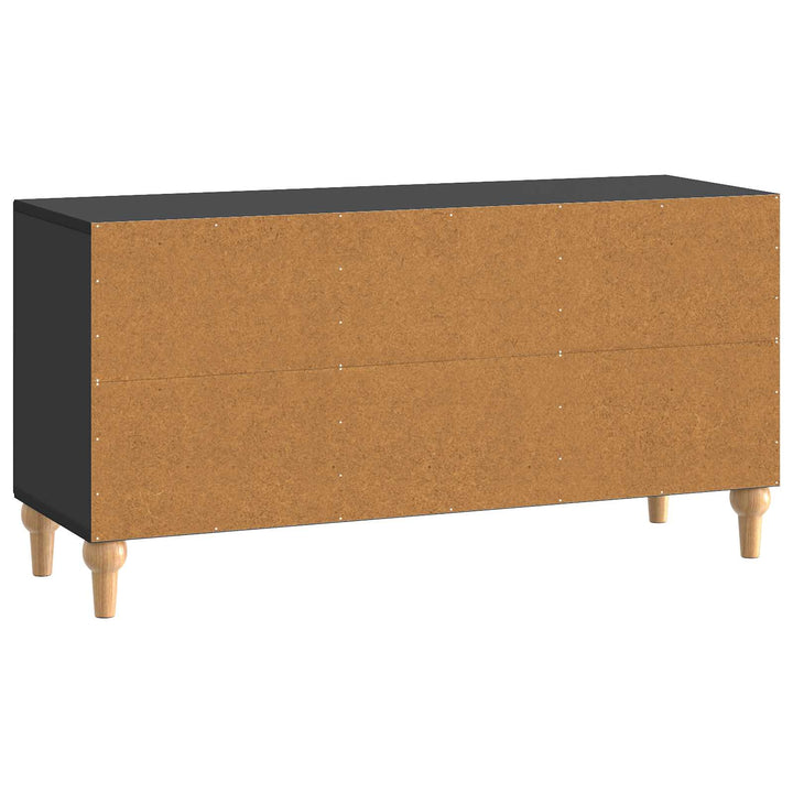TV-skab Sort 99 x 34,5 x 50 cm Konstrueret træ