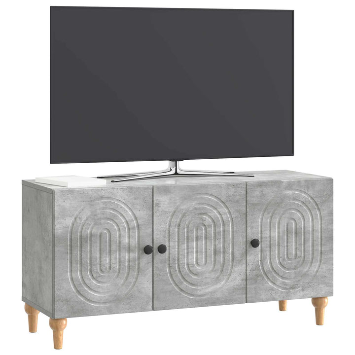 TV-skab 99 x 34,5 x 50 cm Betongrå Konstrueret træ