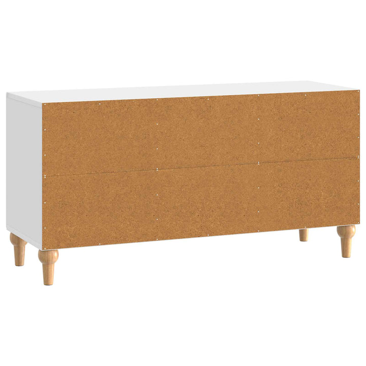 TV-skab 99 x 34,5 x 50 cm Hvid højglans Konstrueret træ