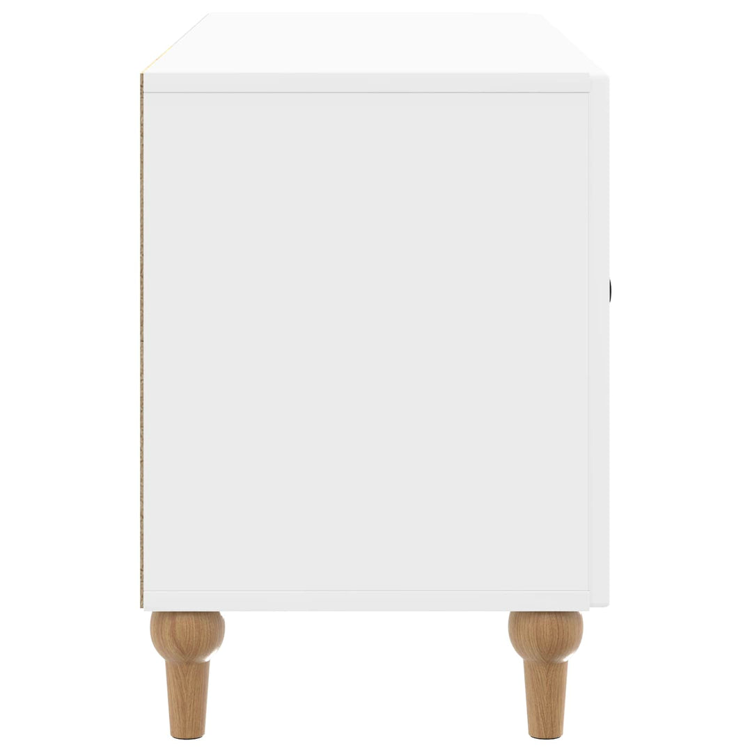 TV-skab 99 x 34,5 x 50 cm Hvid højglans Konstrueret træ