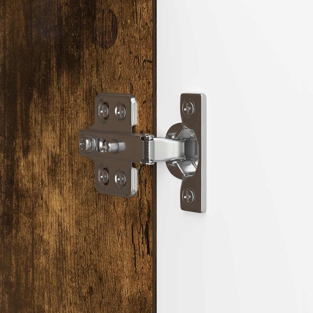 TV-skab 99 x 34,5 x 50 cm Røget eg Konstrueret træ