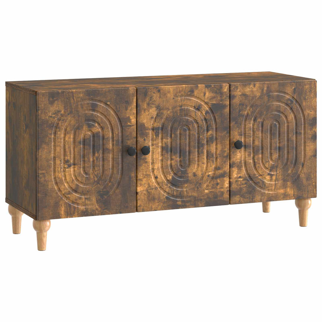 TV-skab 99 x 34,5 x 50 cm Røget eg Konstrueret træ