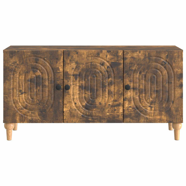 TV-skab 99 x 34,5 x 50 cm Røget eg Konstrueret træ