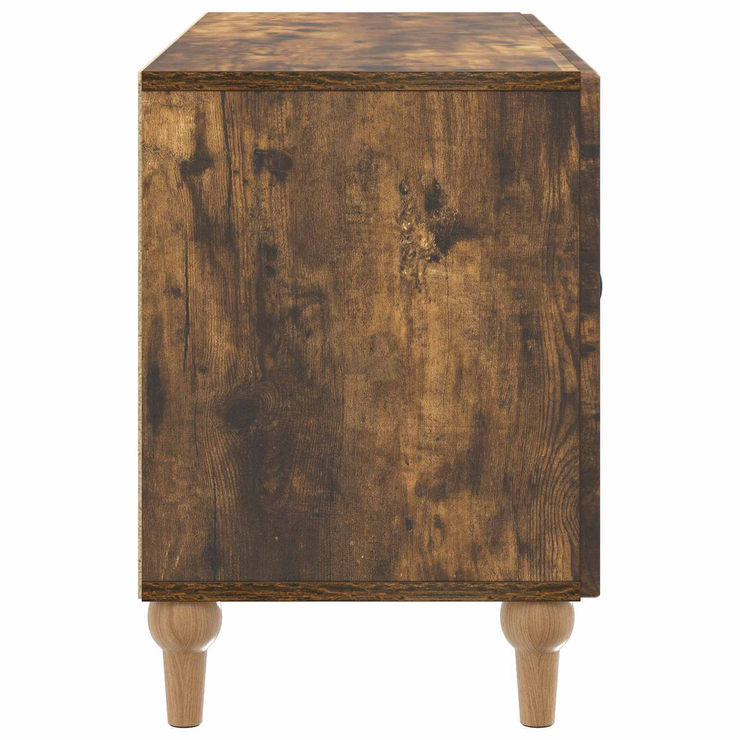 TV-skab 99 x 34,5 x 50 cm Røget eg Konstrueret træ