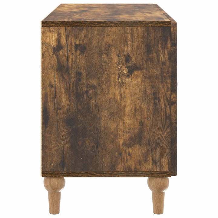 TV-skab 99 x 34,5 x 50 cm Røget eg Konstrueret træ