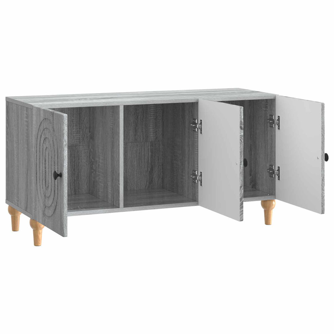 TV-skab 99 x 34,5 x 50 cm Grå sonoma-eg Konstrueret træ