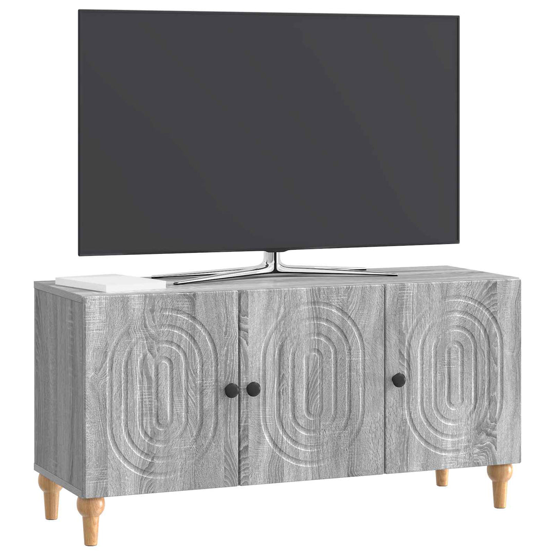 TV-skab 99 x 34,5 x 50 cm Grå sonoma-eg Konstrueret træ