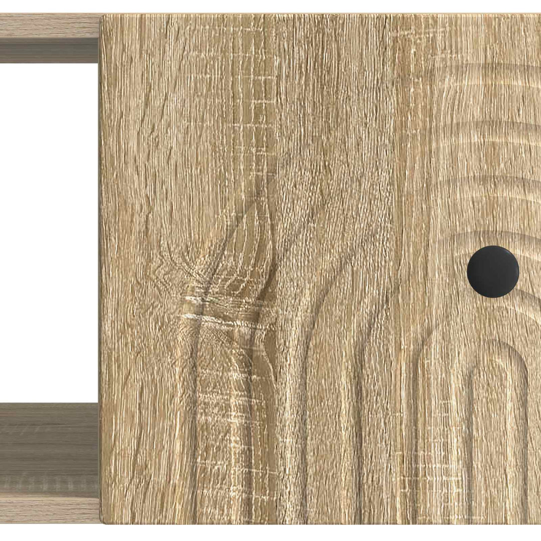 Sofabord Sonoma-eg 90 x 50 x 40 cm Konstrueret træ