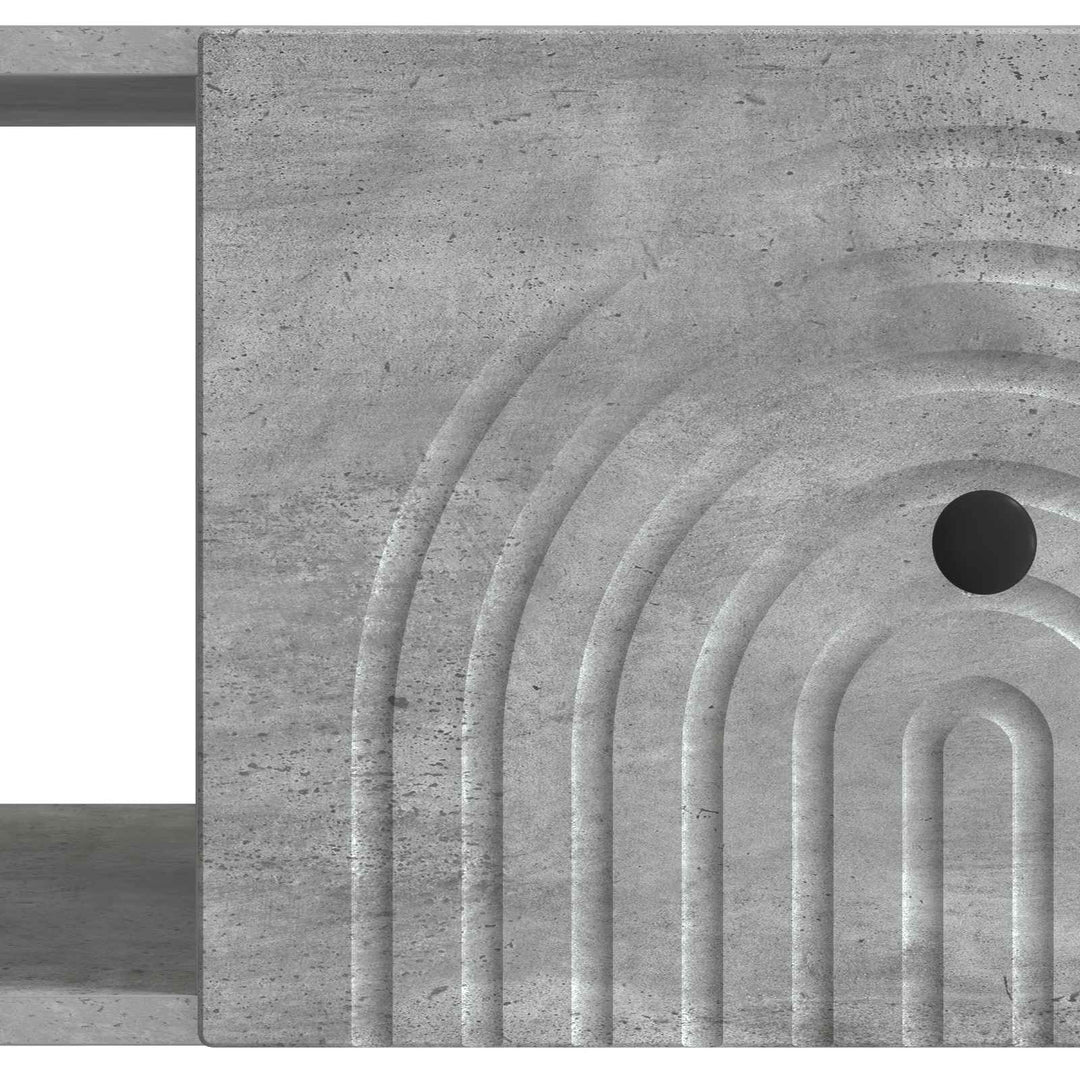 Sofabord Betongrå 90 x 50 x 40 cm Konstrueret træ