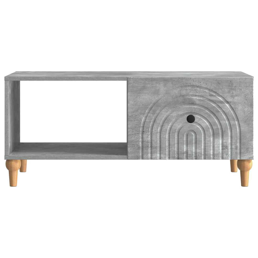 Sofabord Betongrå 90 x 50 x 40 cm Konstrueret træ