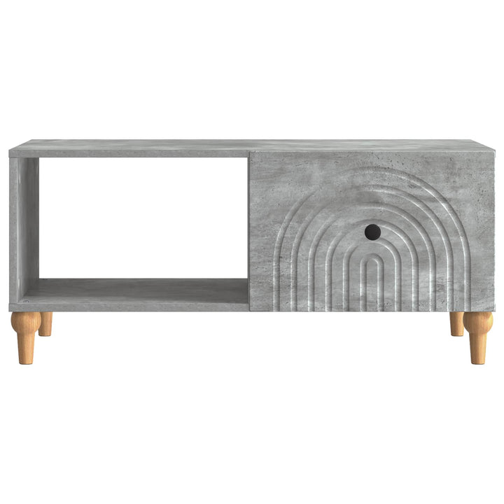 Sofabord Betongrå 90 x 50 x 40 cm Konstrueret træ