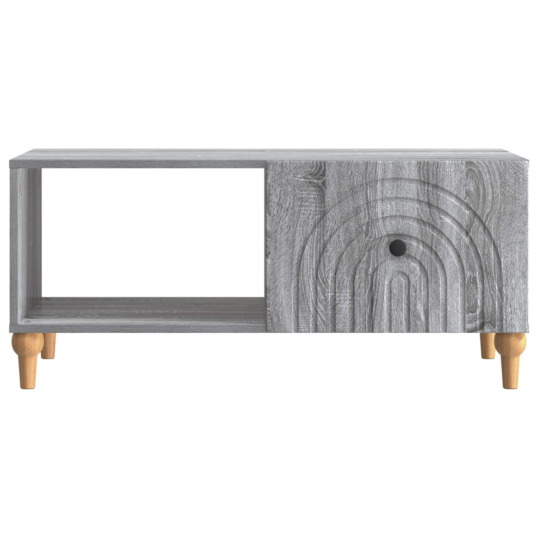 Sofabord Grå sonoma-eg 90 x 50 x 40 cm Konstrueret træ