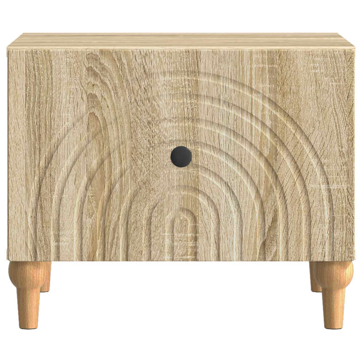 Sofabord med skuffe Sonoma-eg 49 x 50 x 40 cm Konstrueret træ