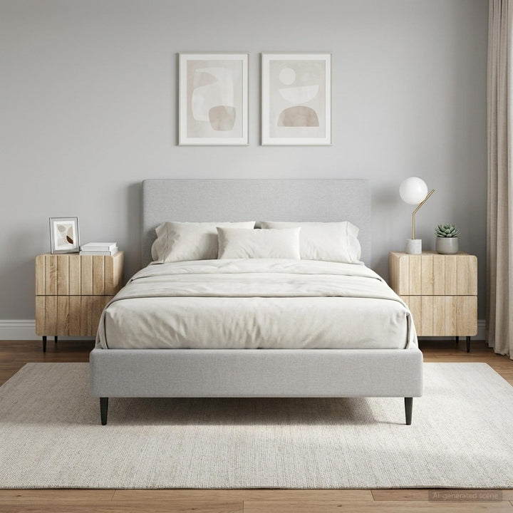 Natskab 2 pcs Sonoma-eg 43 x 34,5 x 49,5 cm Konstrueret træ