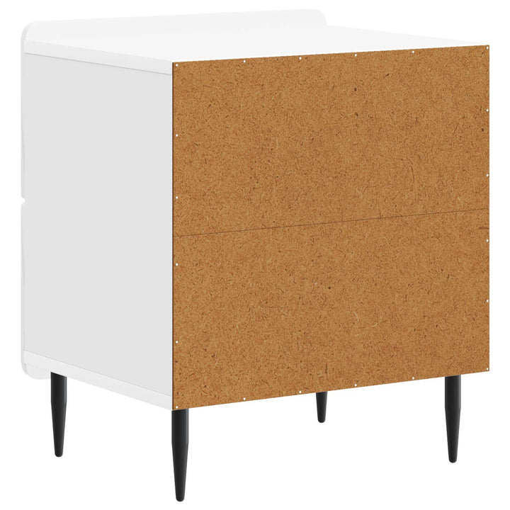 Natskab Hvid højglans 43 x 34,5 x 49,5 cm Konstrueret træ