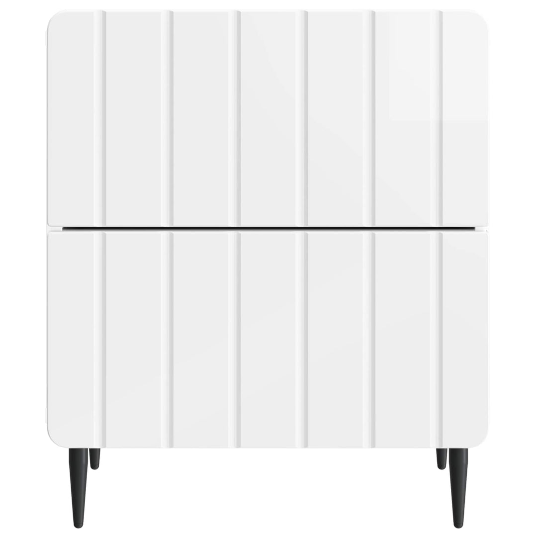 Natskab Hvid højglans 43 x 34,5 x 49,5 cm Konstrueret træ