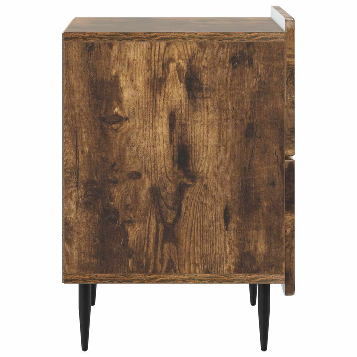 Natskab med skuffe Røget eg 43 x 34,5 x 49,5 cm Konstrueret træ