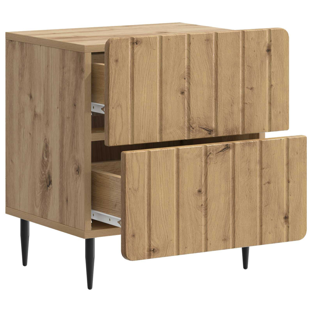 Natskab 2 pcs Artisan-eg 43 x 34,5 x 49,5 cm Konstrueret træ