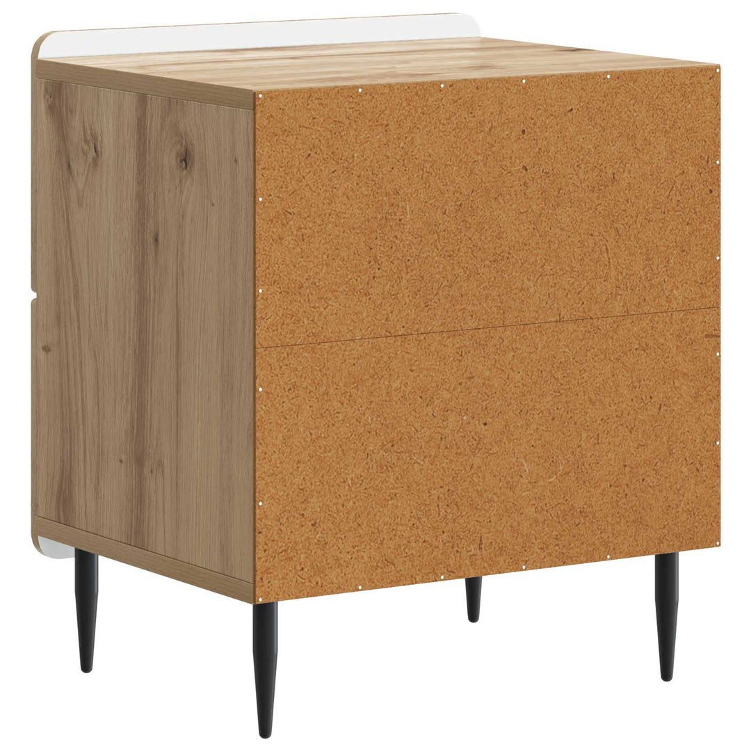 Natskab 2 pcs Artisan-eg 43 x 34,5 x 49,5 cm Konstrueret træ