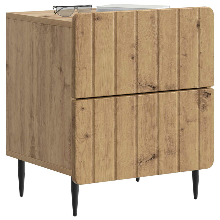 Natskab 2 pcs Artisan-eg 43 x 34,5 x 49,5 cm Konstrueret træ