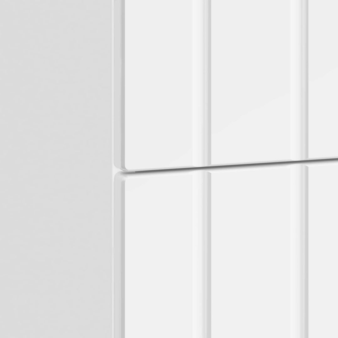 Natskab Hvid højglans 62 x 34,5 x 49,5 cm Konstrueret træ