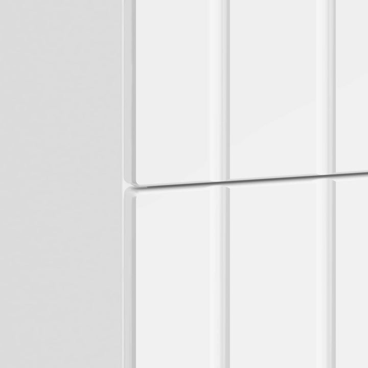 Natskab Hvid højglans 62 x 34,5 x 49,5 cm Konstrueret træ