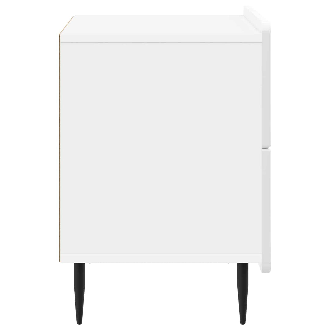 Natskab Hvid højglans 62 x 34,5 x 49,5 cm Konstrueret træ