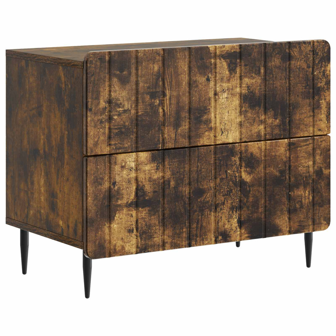 Natskab Røget eg 62 x 34,5 x 49,5 cm Konstrueret træ