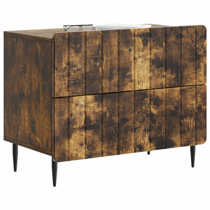 Natskab Røget eg 62 x 34,5 x 49,5 cm Konstrueret træ