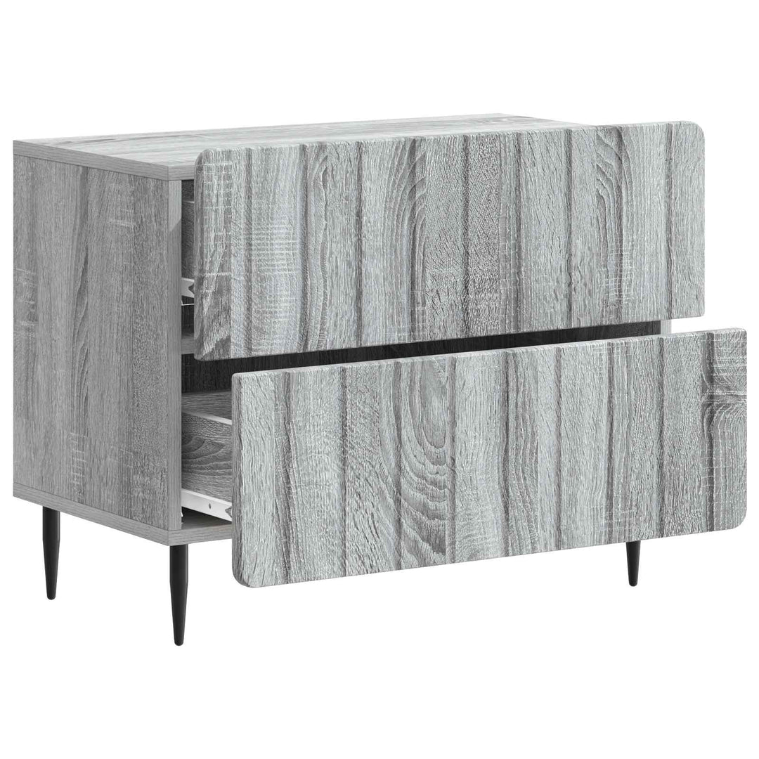 Natskab Grå sonoma-eg 62 x 34,5 x 49,5 cm Konstrueret træ