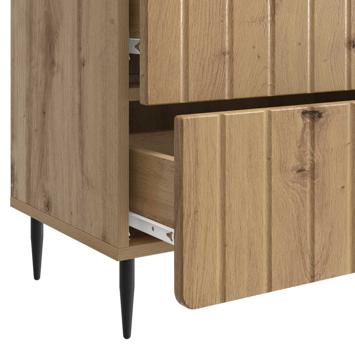 Natskab Artisan-eg 62 x 34,5 x 49,5 cm Konstrueret træ