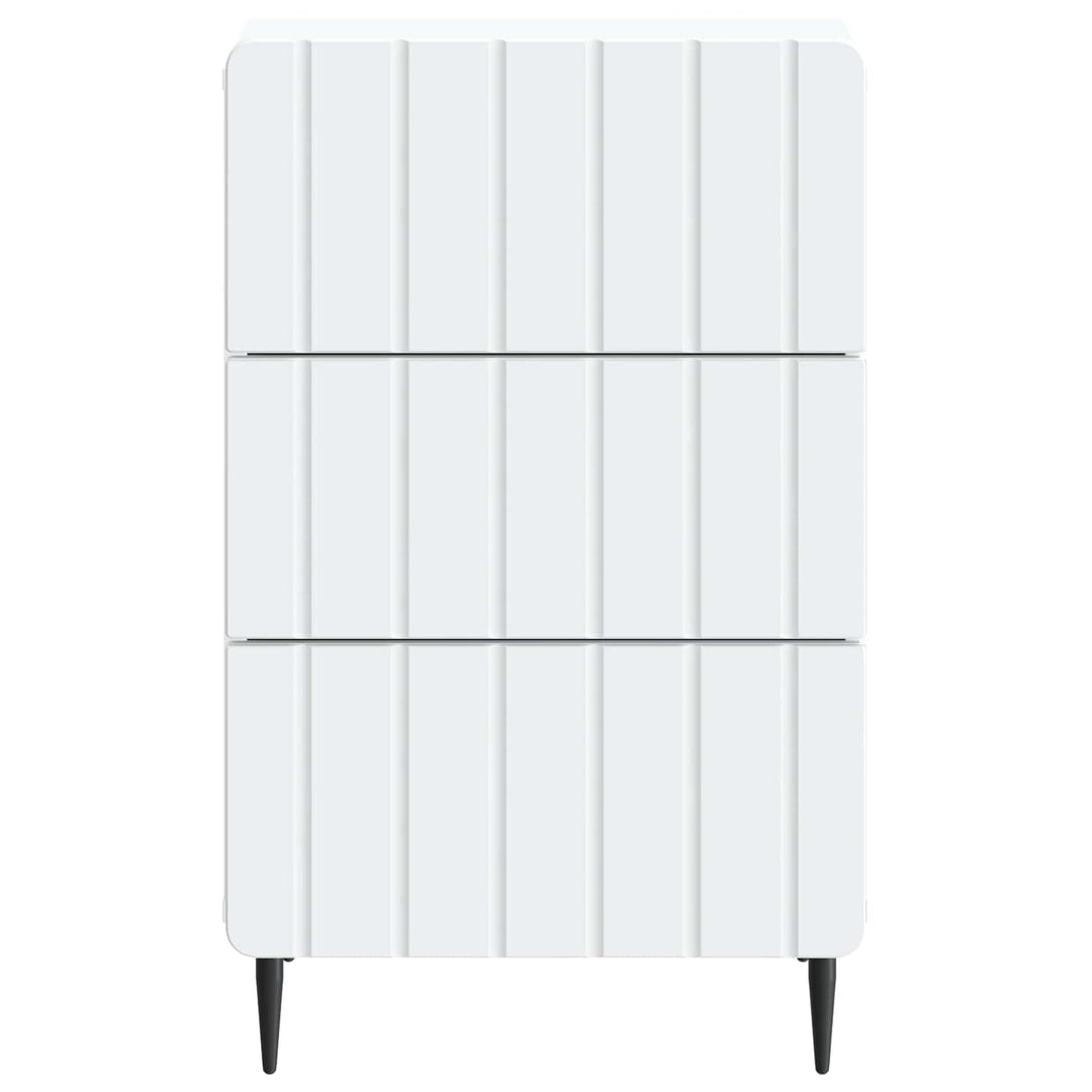 Natskab med skuffe Hvid 43x 41 x 68 cm Konstrueret træ