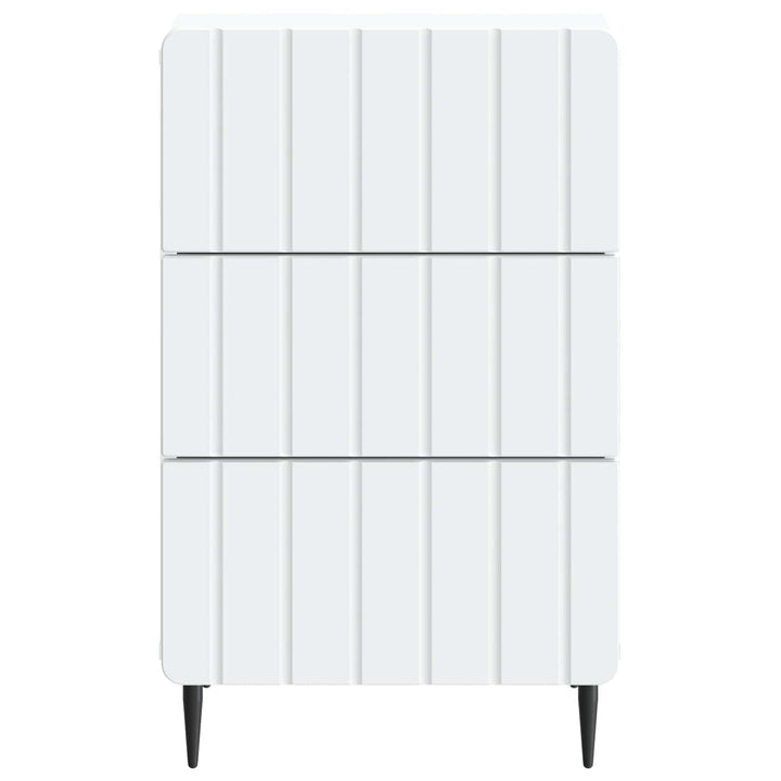 Natskab med skuffe Hvid 43x 41 x 68 cm Konstrueret træ