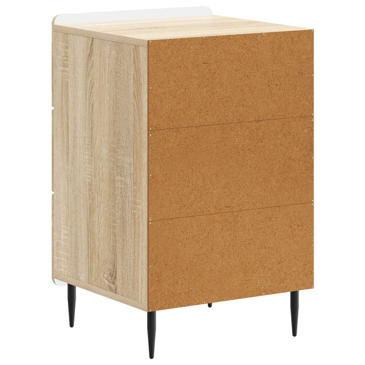 Natskab med skuffe Sonoma-eg 43x 41 x 68 cm Konstrueret træ