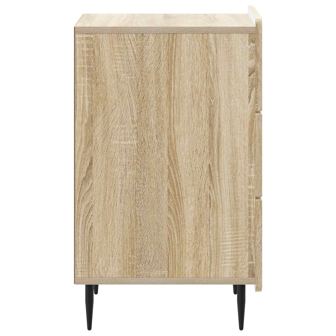 Natskab med skuffe Sonoma-eg 43x 41 x 68 cm Konstrueret træ