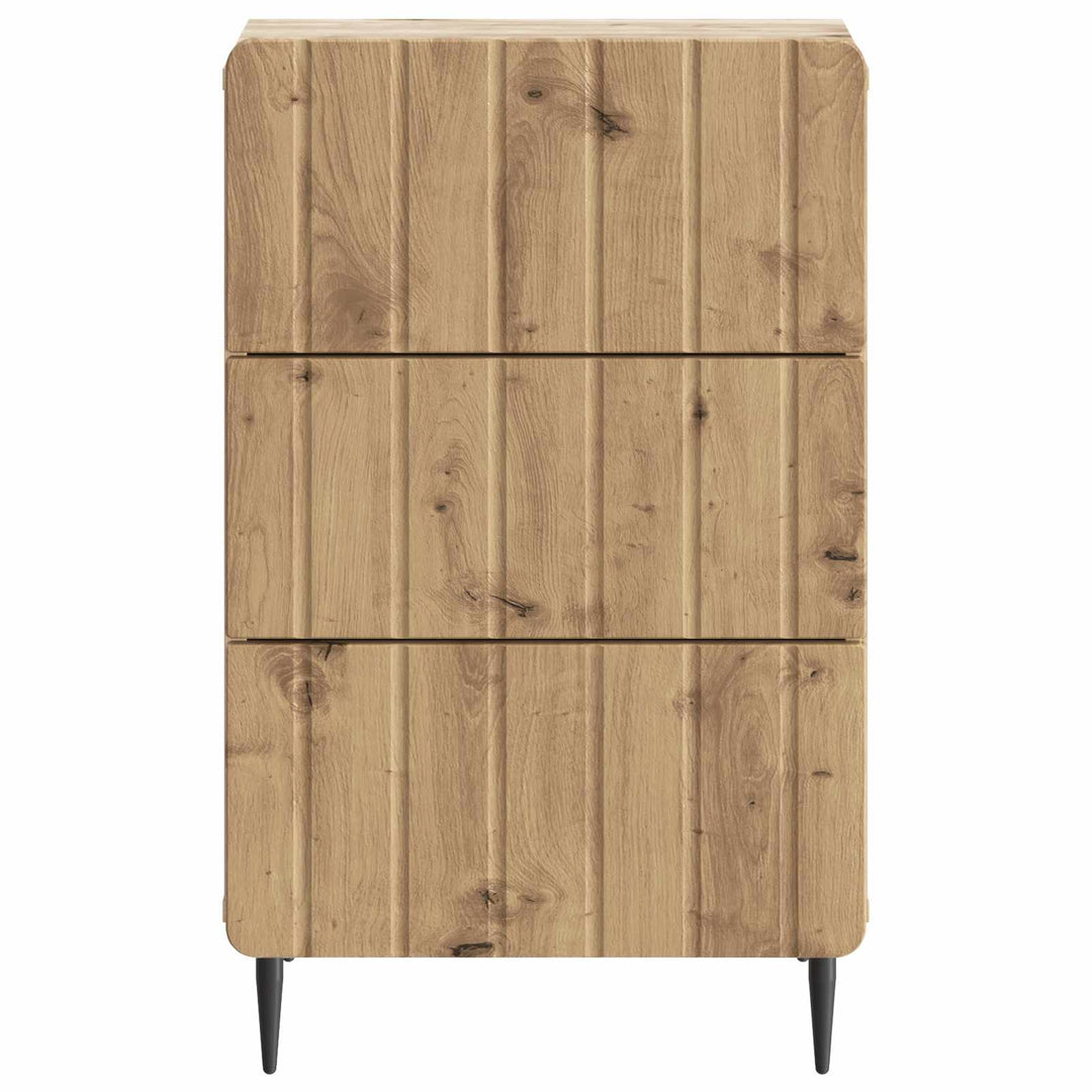 Natskab med skuffe Artisan-eg 43x 41 x 68 cm Konstrueret træ